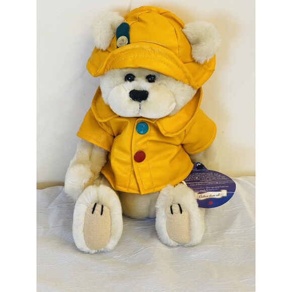 VTG 1996  Pickford Brass Button Bear Harper  Stuffed Animal w/ Outfit & Hat - Picture 4 of 9